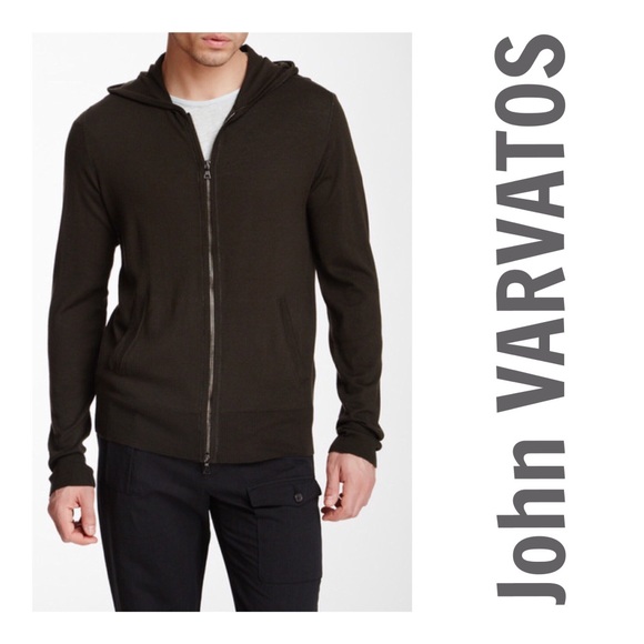 wool zip up hoodie
